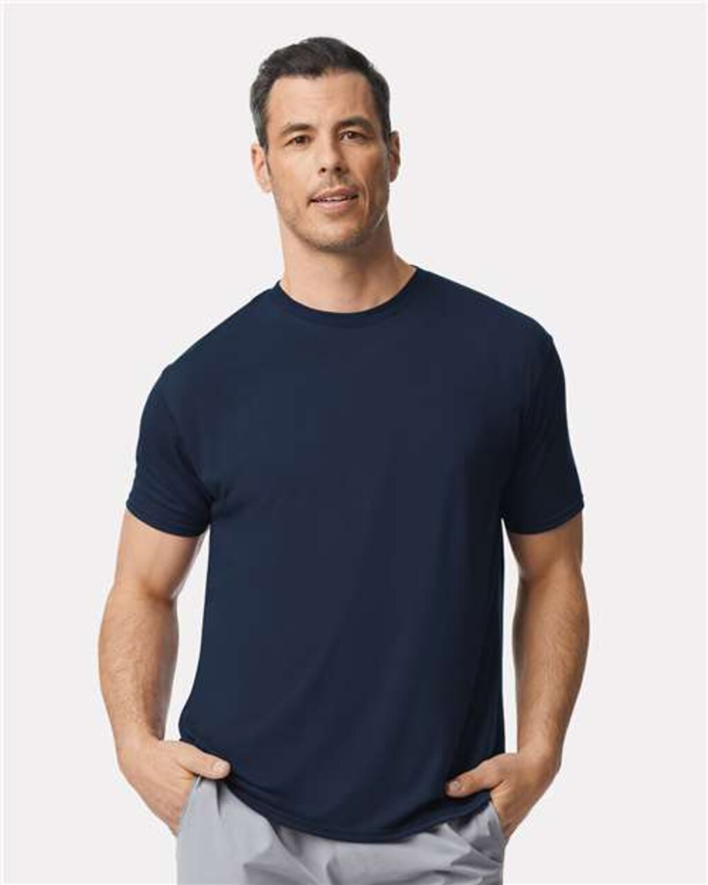 Gildan Performance Crewneck Short Sleeve T-Shirt for Workwear, Gym & Casual Wear Polyester Active Tee